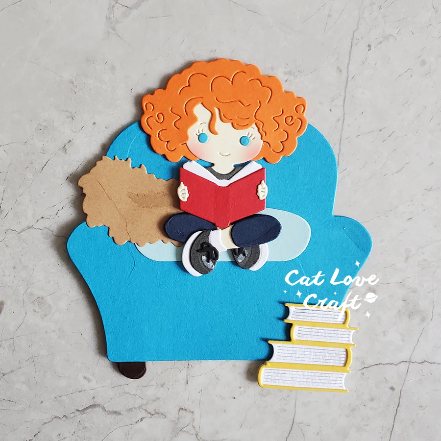 Nigikala on the sofa Series Metal Cutting Dies Scrapbooking Stencil Die Cuts Card Making DIY Craft Embossing New Dies For 2023