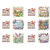 6PCS Diamond Painting Happy Easter Greeting Card Kit for Birthdays Thanksgiving & Special Occasion
