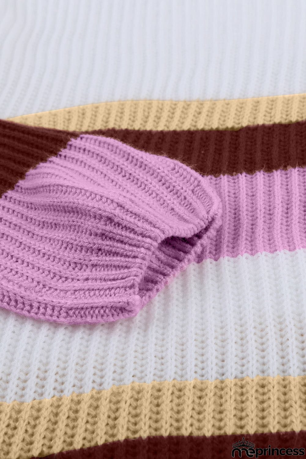 Color-lump Patchwork Sweater