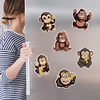 6Pcs Gorilla Diamond Painting Fridge Magnet Diamond Art Magnets Decals Kit