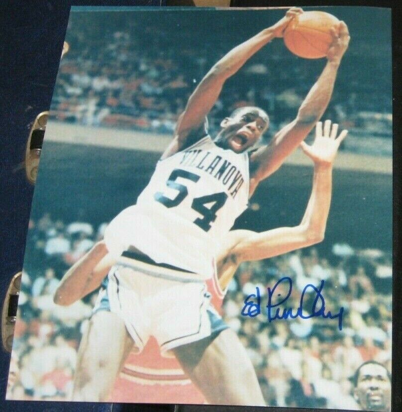 Ed Pinckney Villanova Wildcats SIGNED AUTOGRAPHED 8x10 Photo Poster painting COA Basketball