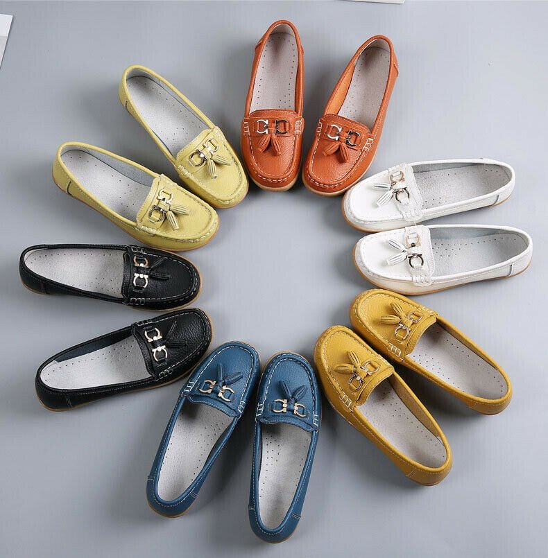 Women's Leather Breathable Moccasins Shoes