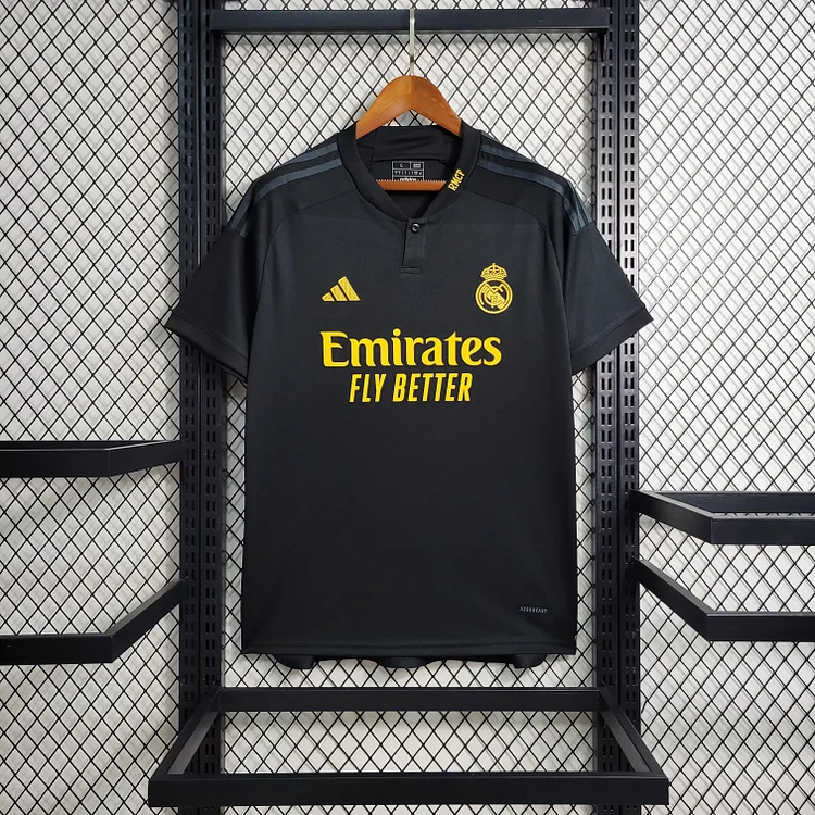 Real Madrid Third Shirt Top Kit 2023-2024 - Black