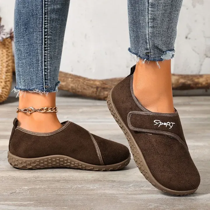 🔥Last Day 50% OFF - CozyStep™ Women's Orthopaedic Fleece-Lined Winter Shoes | Anti-Slip Warm Walking Slippers