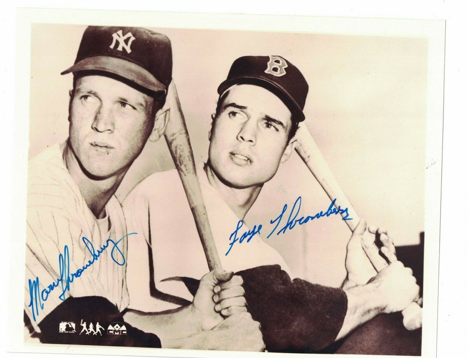 Marv & Faye Thorneberry Yankees Red Sox Signed Photo Poster painting W/Our COA RH