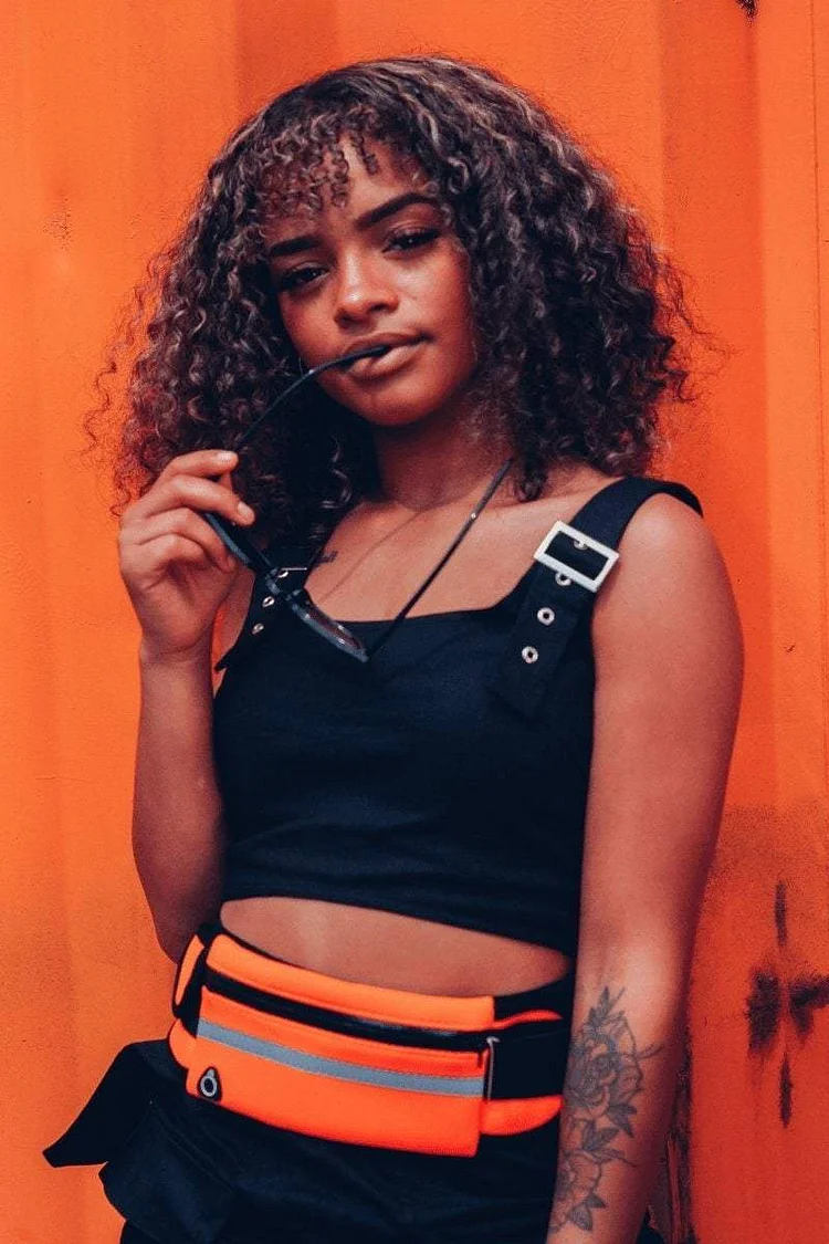 Black Belt Strap Crop Top Katch Me