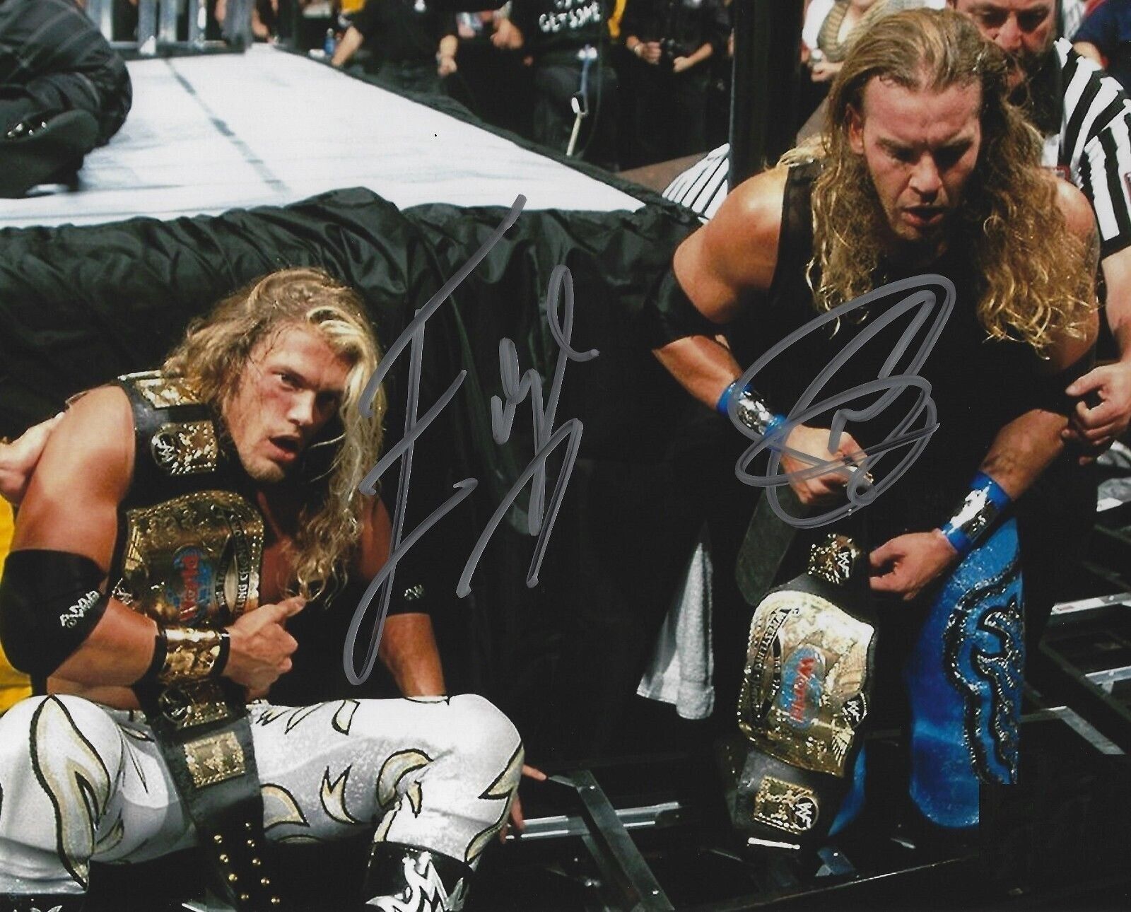 Edge / Christian ( WWF WWE ) Autographed Signed 8x10 Photo Poster painting REPRINT