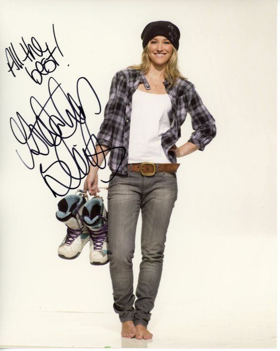 GRETCHEN BLEILER signed autographed Photo Poster painting OLYMPIC SNOWBOARDER