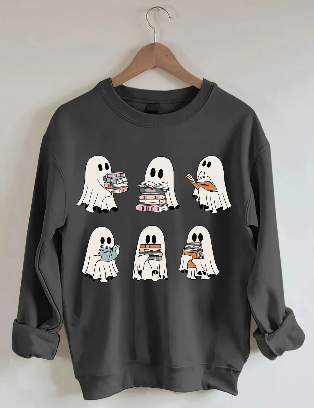 Ghost Reading Sweatshirt