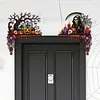 2pcs DIY Diamond Painting Halloween Door Corner Frame Wood(Terrifying Halloween)