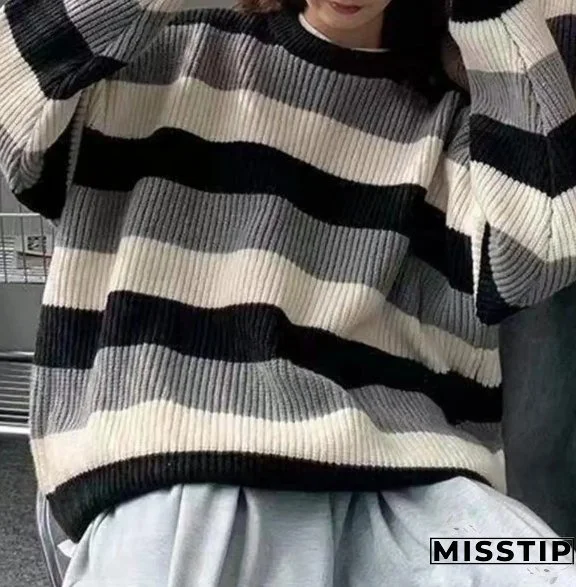 Walter Striped Knitted Pullover