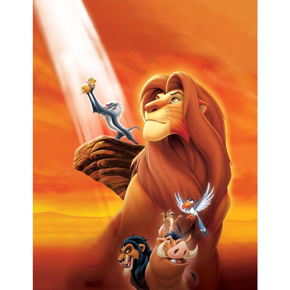 Diamond Painting - Full Round - Cartoon Lion
