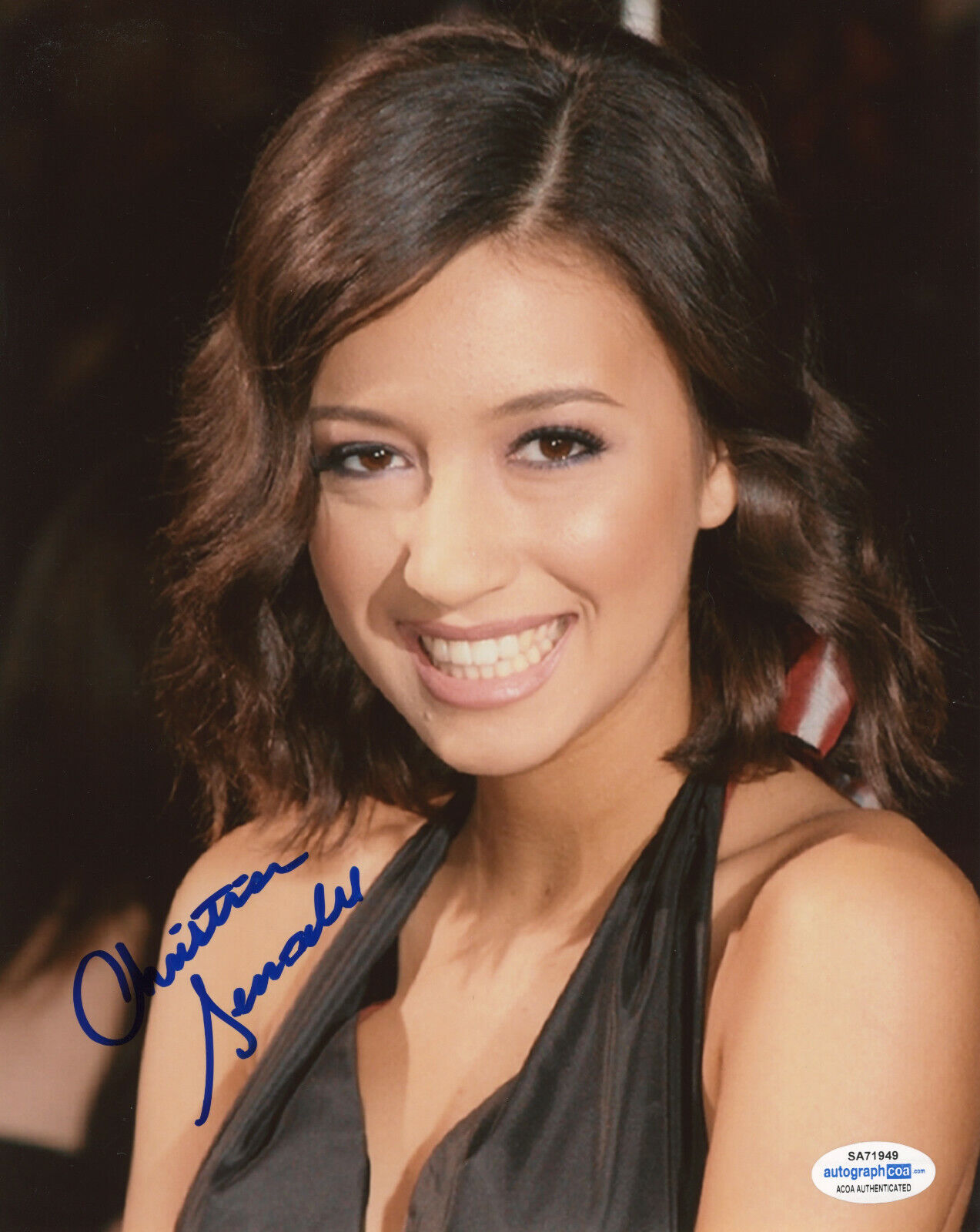 SEXY CHRISTIAN SERRATOS SIGNED 8x10 Photo Poster painting #2 THE WALKING DEAD TWILIGHT ACOA COA