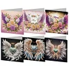uk.everydayedeals 6Pcs DIY Diamond Painting Greeting Card - Double Wings