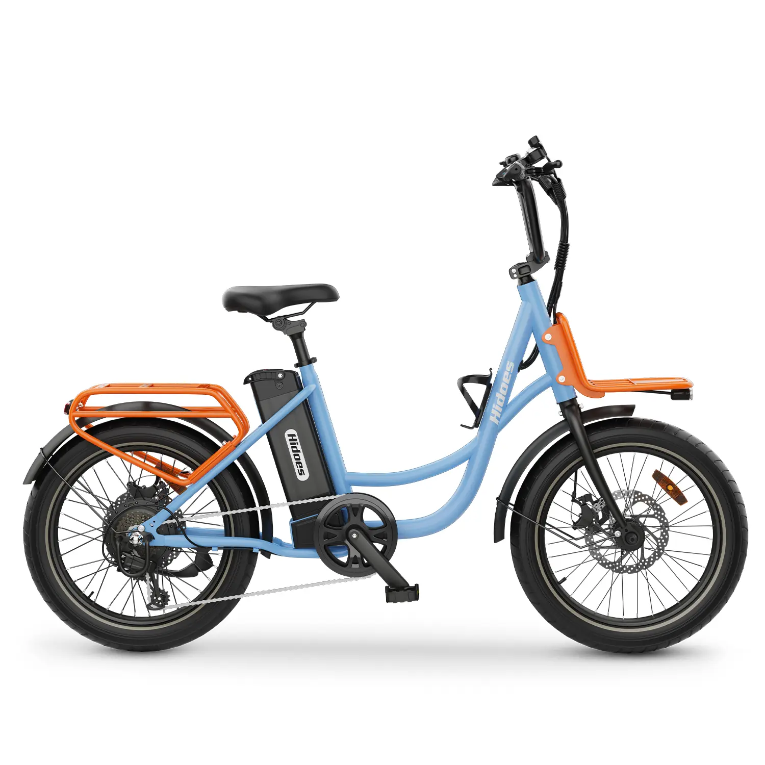 Hidoes C6 Commuter Electric Bike, 350W Electric Bike With Passenger Seat. Equipped With 36V 13Ah Battery, Top Speed 30Km/h, Maximum Load 120Kg, 35 Km Range. Ienyrid-eu