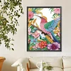 Fleur Colibri-Sp&eacute;cial Forme Diamant Peinture-30 * 40CM
