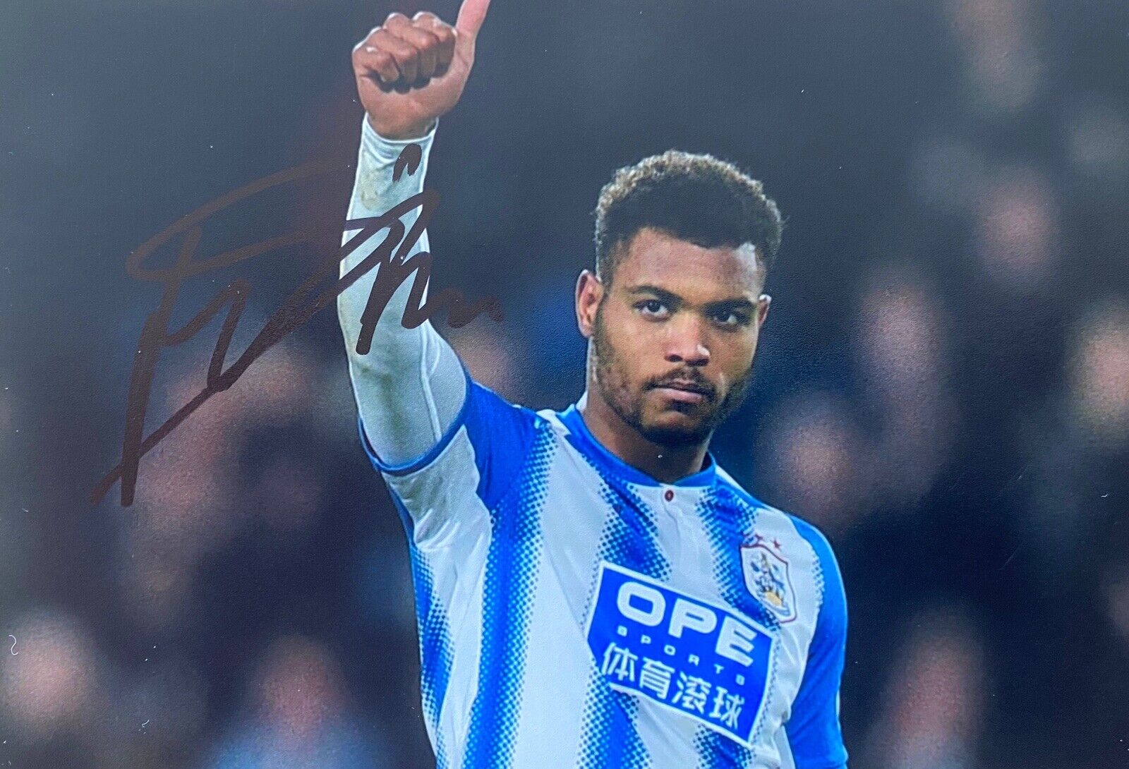 Steve Mounie Genuine Hand Signed 6X4 Photo Poster painting - Huddersfield Town 3