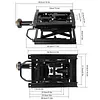 [US Local Warehouse] Seat Damping Base with Front Handle Mechanical Suspension Base for RV Trucks