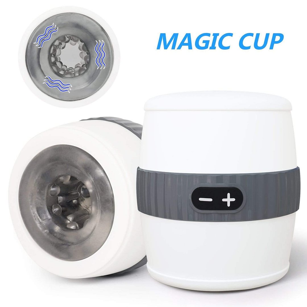 12-Speed Vibration Two-Way Exit Manual Masturbation Cup