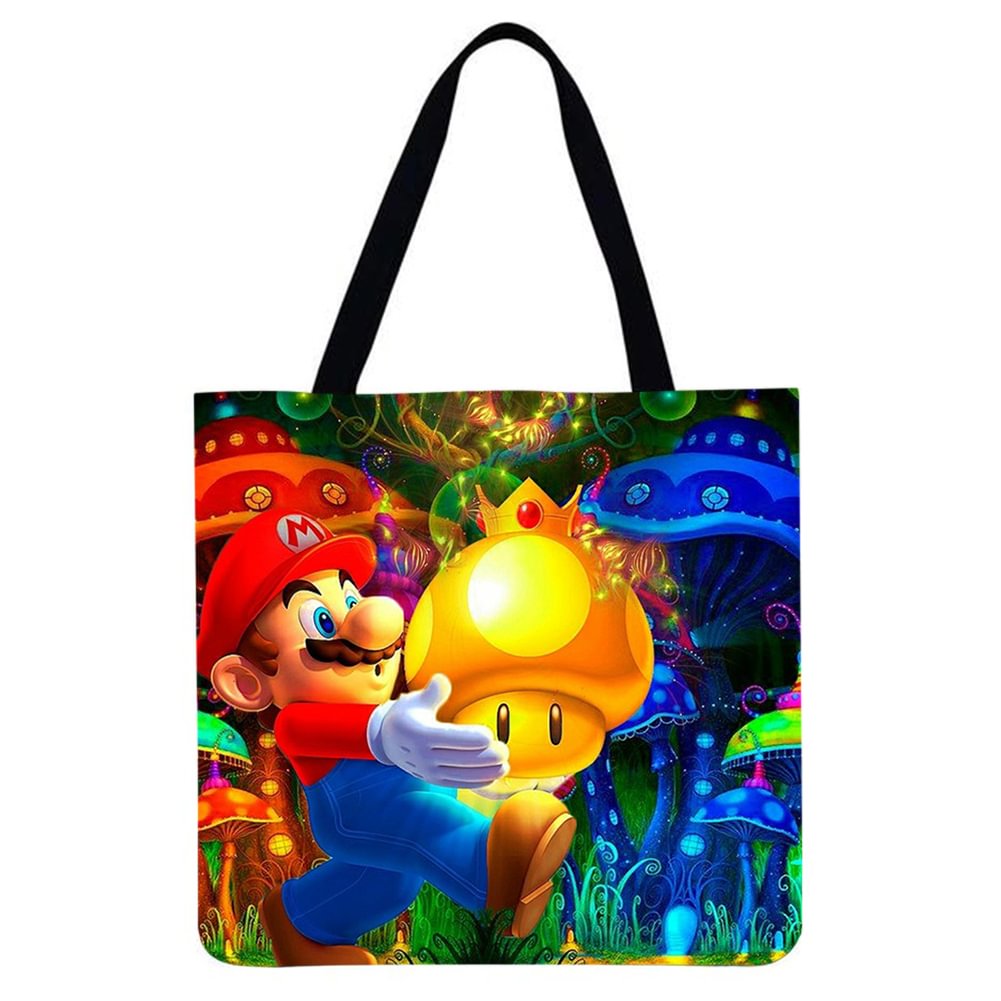Linen Tote Bag-Disney s Aladdin