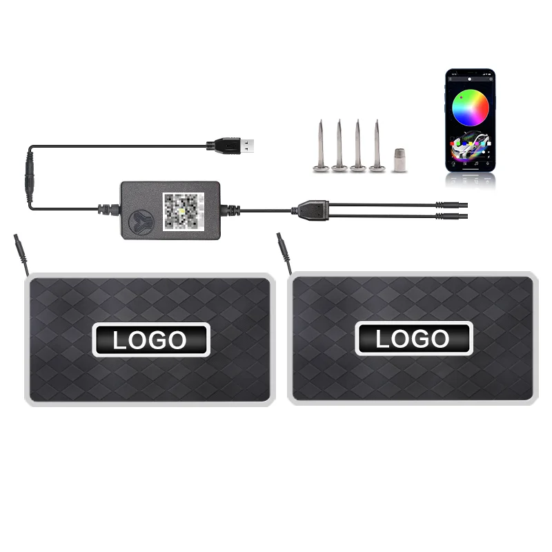 Car Modification LED Colorful Floor Mat