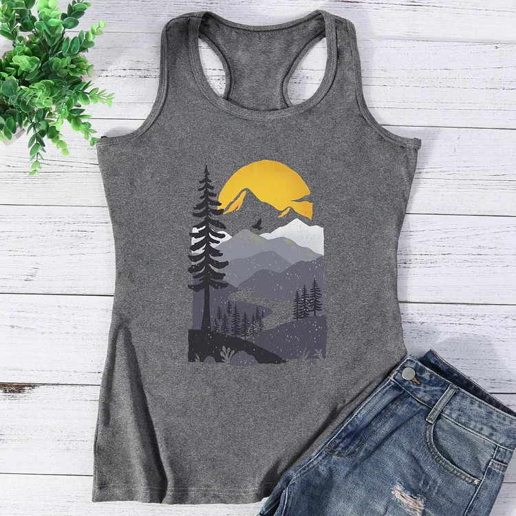 Hiking Landscape Vest Top-Annaletters