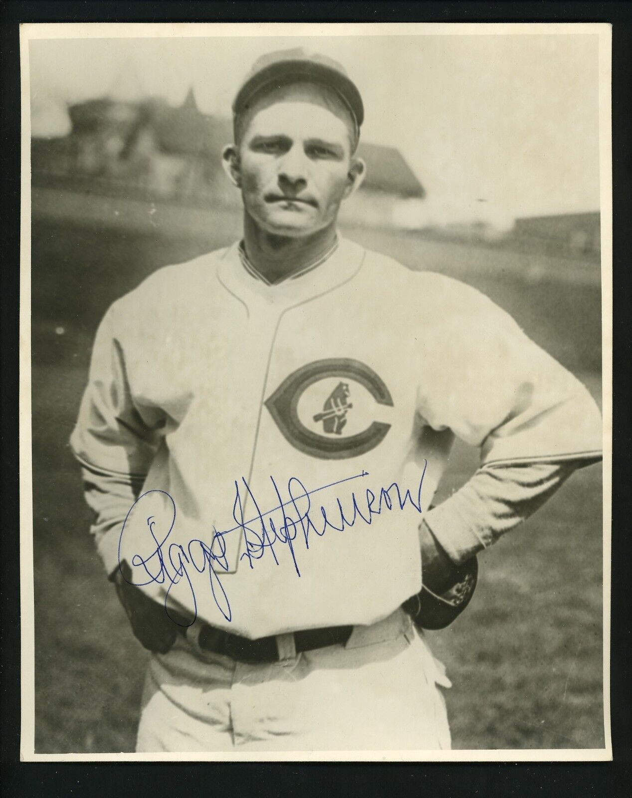 Riggs Stephenson Signed Autographed VINTAGE 8 x 10 Photo Poster painting Chicago Cubs