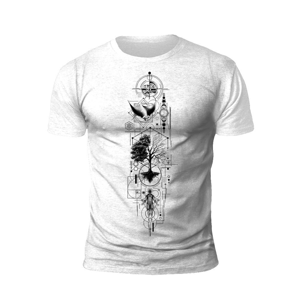Harmony of Nature and Technology T-shirt