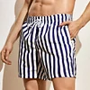 Gioiacombo&trade; Pantaloni da spiaggia casual da uomo a righe verticali