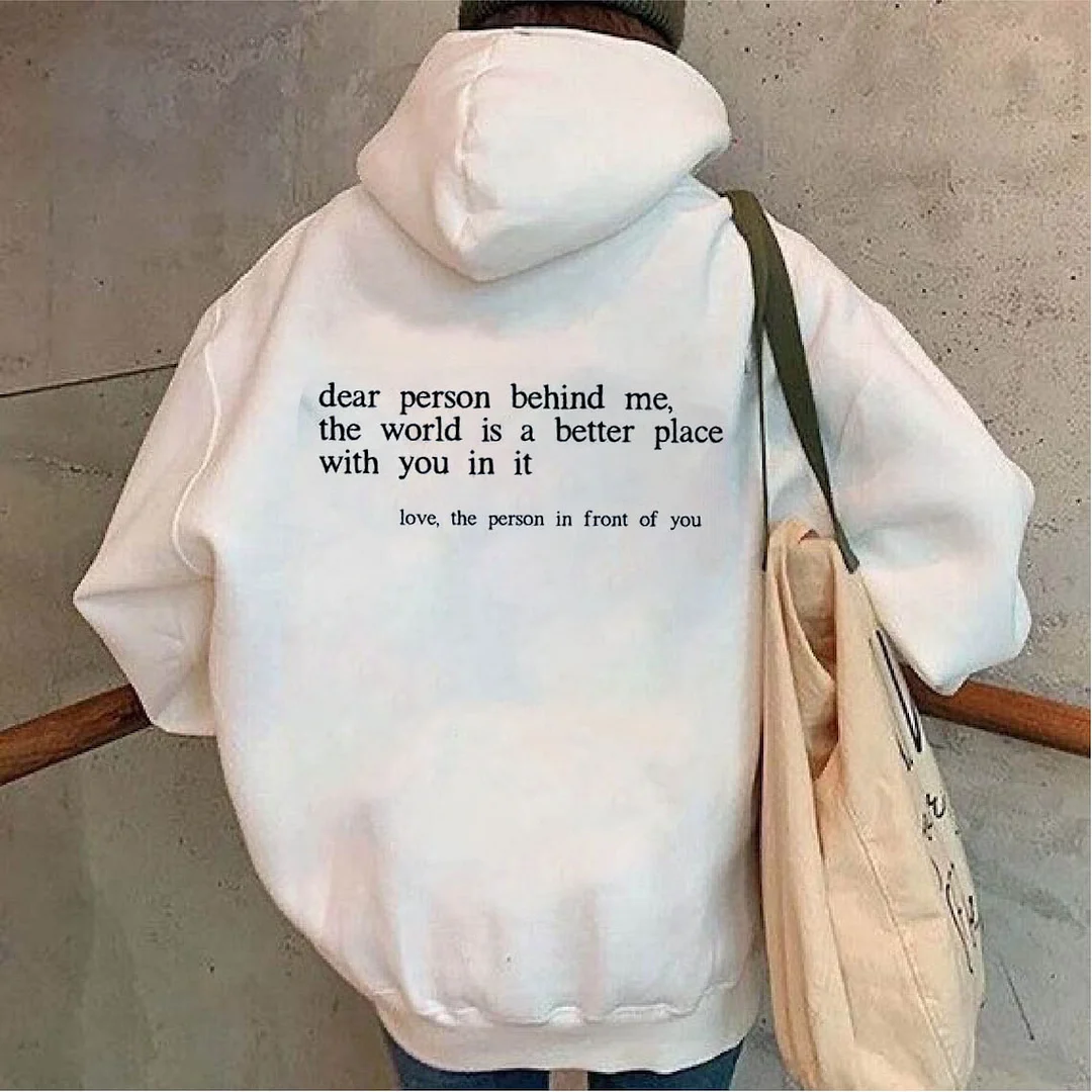 Girl Dear Person Behind Me Hoodie