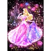 Princesses-Compl&egrave;te Rond Peinture au Diamant-30*40CM
