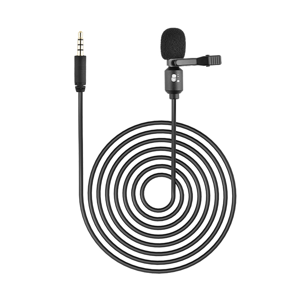 

Professional Phone Lavalier Microphone Portable Clip-On Lapel Recording Mic, 501 Original