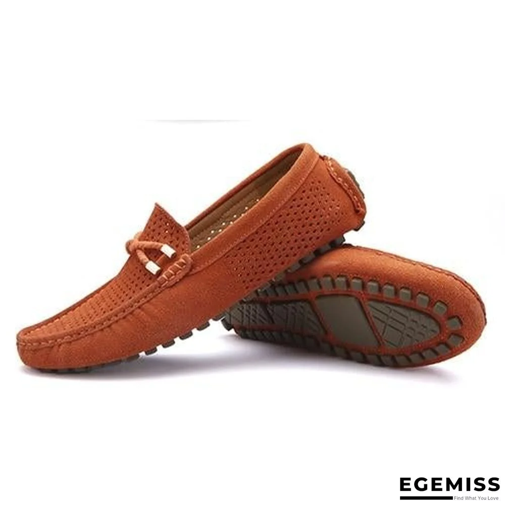 Summer Genuine Leather Men Shoes Casual Driving Shoes Mocassin Soft Breathable | EGEMISS