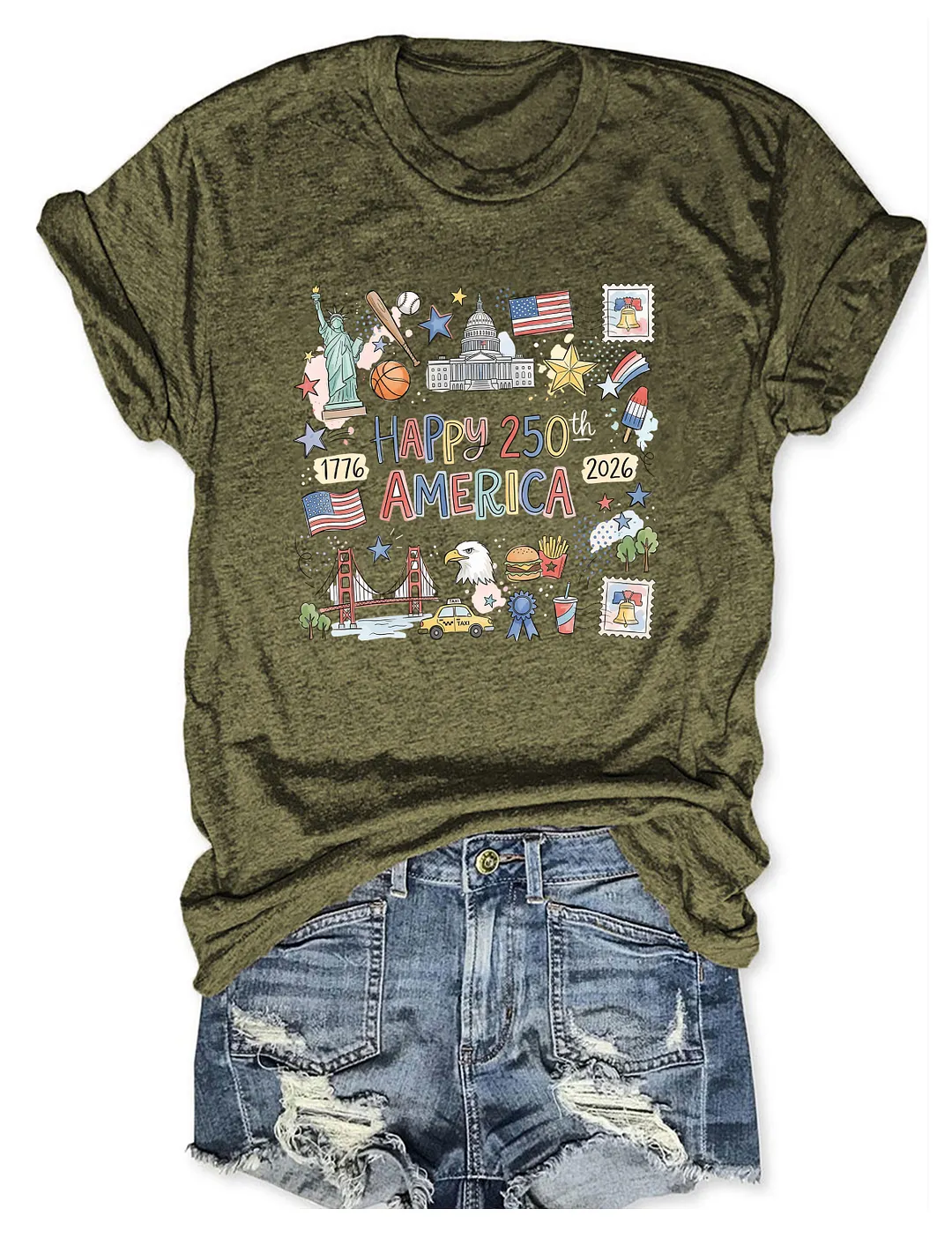 Happy 250th America T-shirt