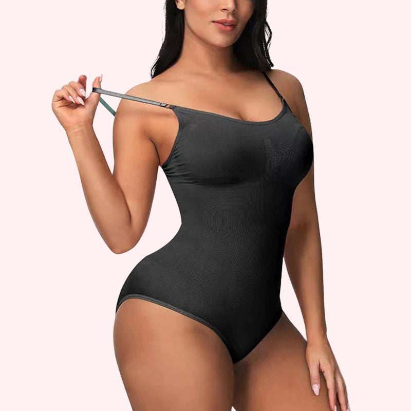 Unique Bargains Women Shapewear Tummy Control Full Bust Bodysuit Butt  Lifter Thigh Slimmer Black Size XL