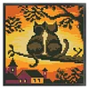 Bead Embroidery - Full Printed 9CT Cats(20x20 CM)