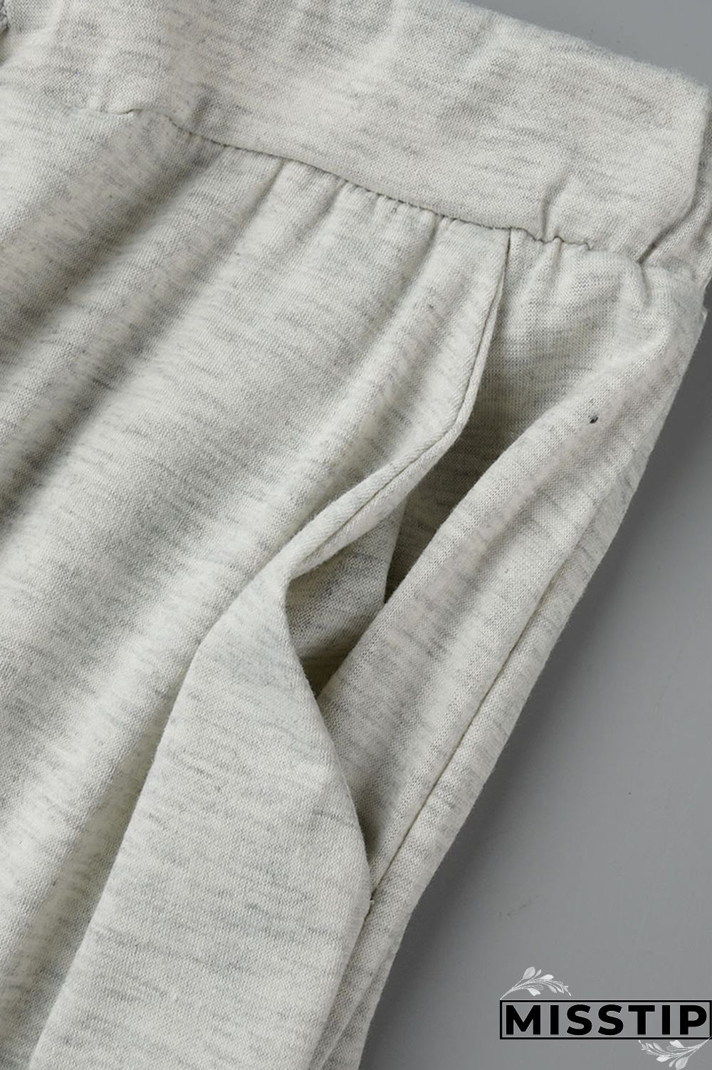 Cream White Casual Print Fold Pants O Neck Short Sleeve Two Pieces