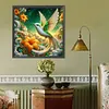 Diamond Painting -DIY Round Drill Hummingbird Carrying Flowers(40x40cm)