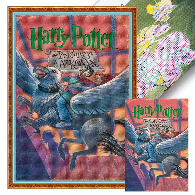 Retro Poster Harry Potter 11CT (50*70CM) Stamped Cross Stitch gbfke