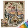 Holiday DIY 11CT 3 Strand Stamped Cross Stitch Kit for Adults 40x50cm