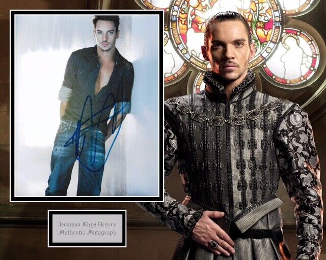 JONATHAN RHYS MEYERS SIGNED THE TUDORS Photo Poster painting MOUNT UACC REG 242