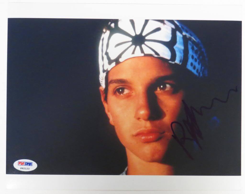 Ralph Macchio Signed Karate Kid Authentic Autographed 8x10 Photo Poster painting PSA/DNA #P92123