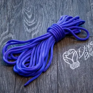 pornhint Pornhint Indigo (Blacklight/UV) Solid Braid Nylon Shibari Rope