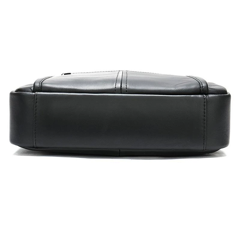 Premium Quality Fine Stitching Dual Top-Handled Adjustable Strap Business-Use Sling Bag