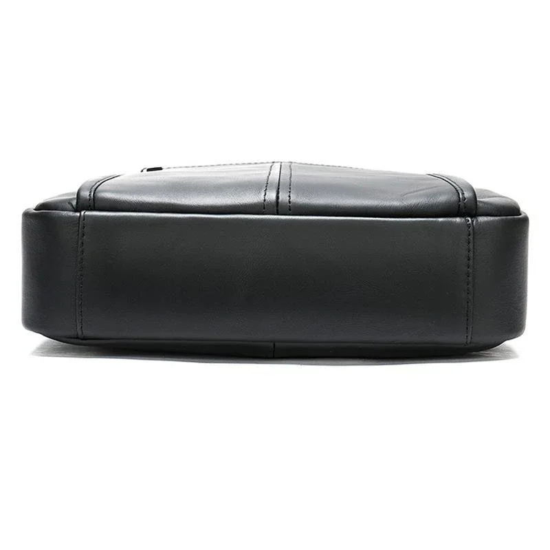 Premium Quality Fine Stitching Dual Top-Handled Adjustable Strap Business-Use Sling Bag