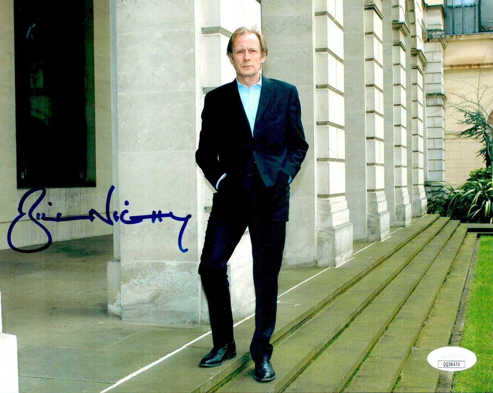 BILL NIGHY Signed 8x10 Photo Poster painting DAVY JONES Pirates of the Caribbean JSA COA Cert