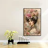 (40*60cm)Flower Beauty - Full Round Drill Diamond Painting