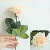 Real Touch Moisture Single Head Rose Quality Artificial Flower