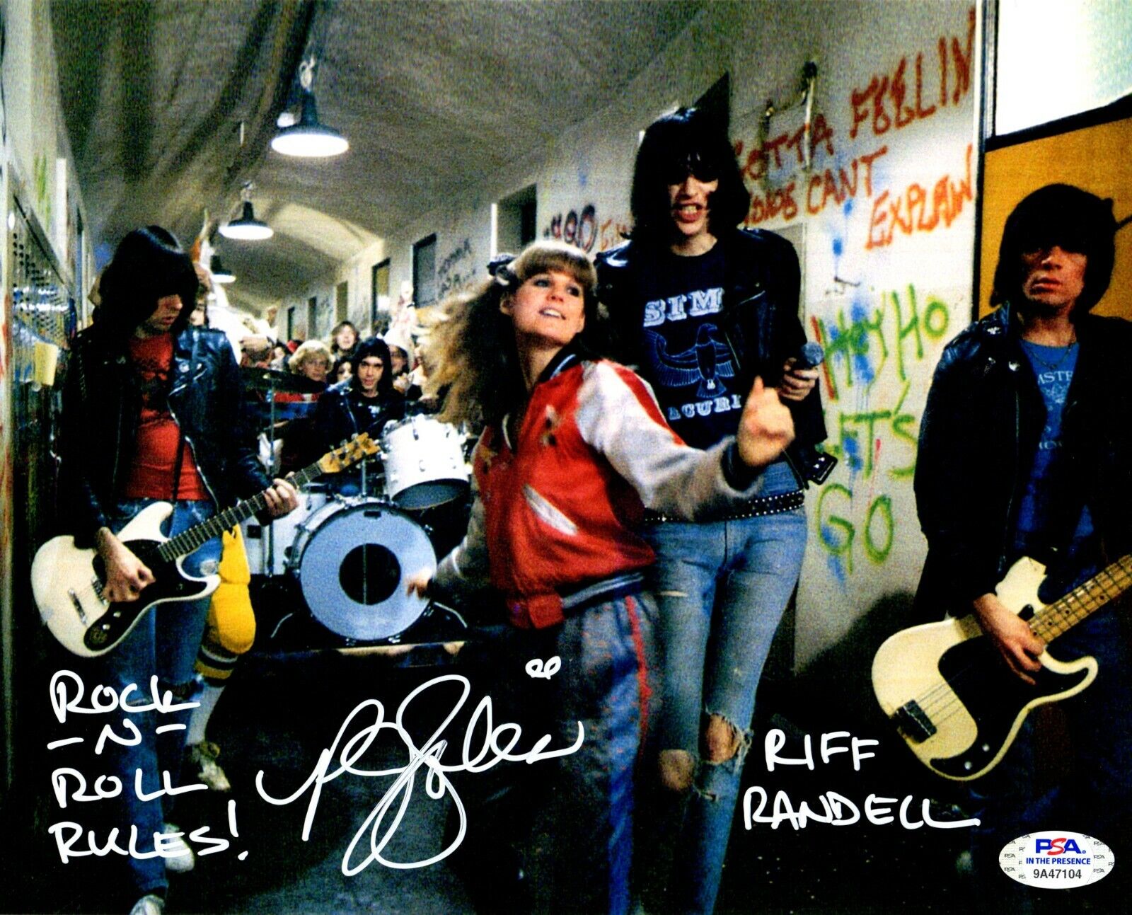 PJ Soles autographed signed inscribed 8x10 Photo Poster painting Rock 'N' Roll PSA Ramones