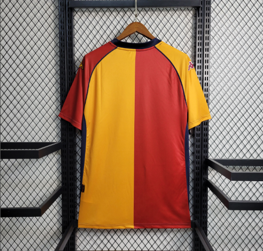 Retro Roma 2001-2002 Home Football Shirt Thai Quality 